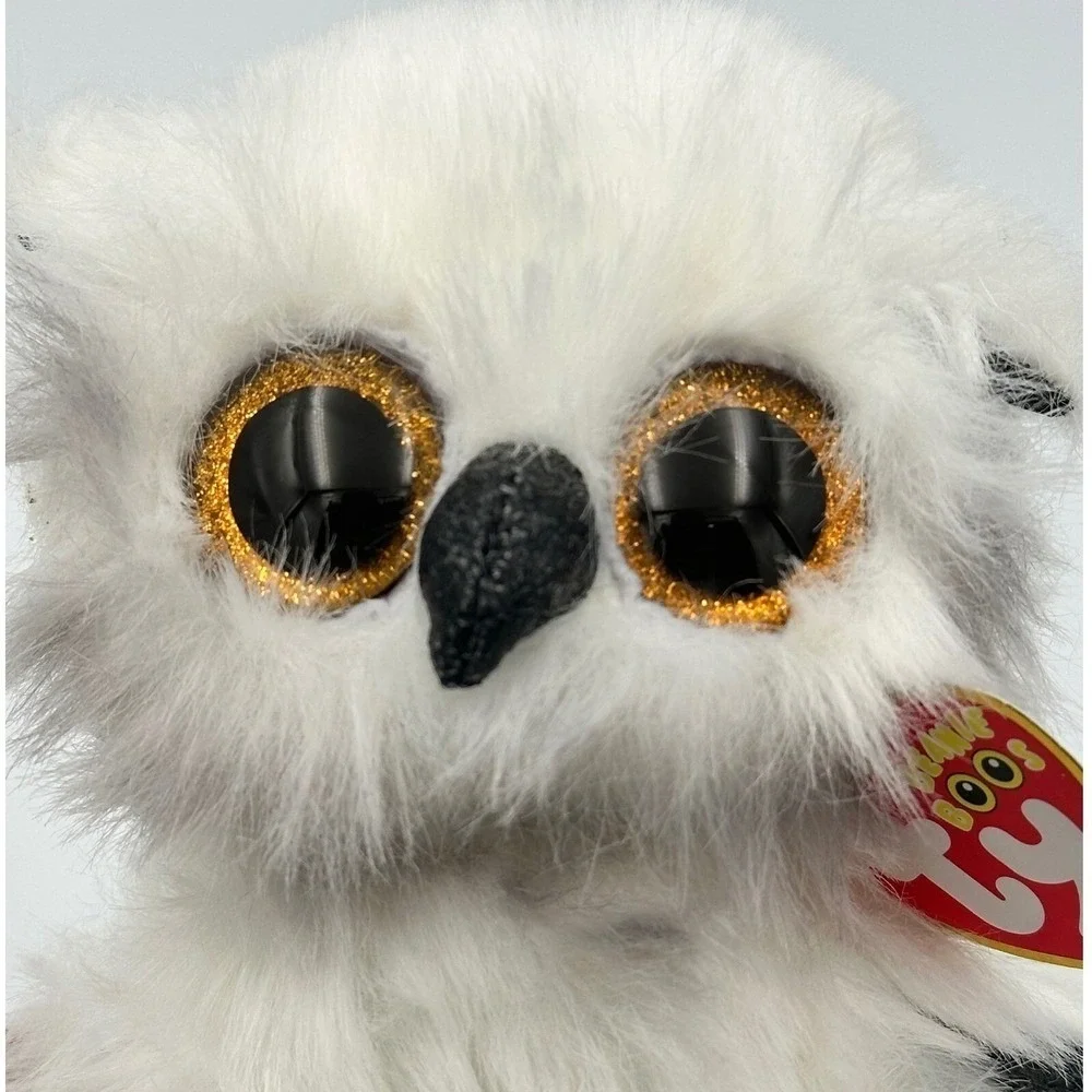 Ty Beanie Boos Austin White Owl 6